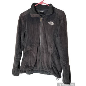 The North Face Women's Fleece Jacket Size M in Black Full Zipper